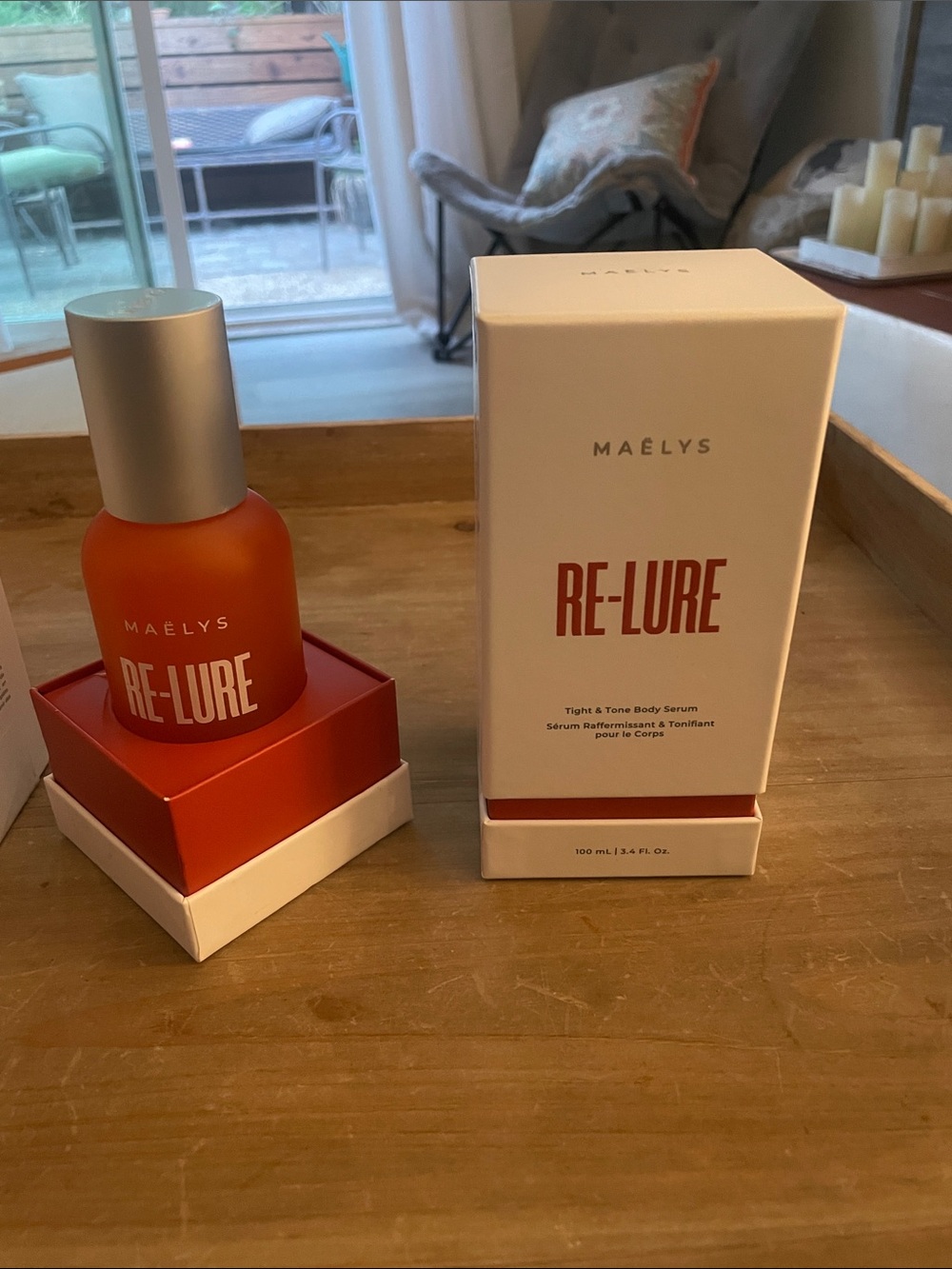 MAELYS RE-LURE Tight & Tone Body Serum - Red (2) unopened